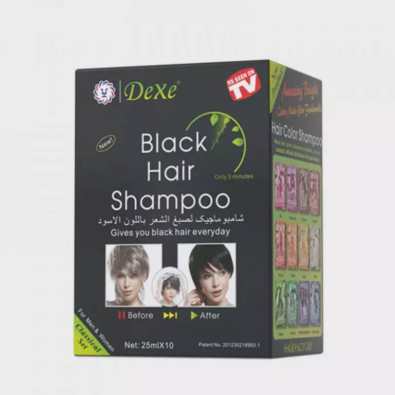 Dexe Black hair shampoo  25ml