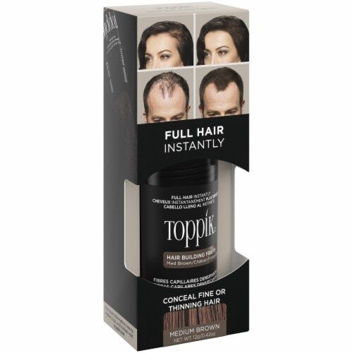 TOPPIK hair building fibers (medium brown)