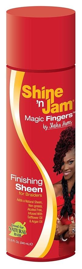 Ampo Pro Shine N Jam Magic Finger Finishing Sheen (11.5oz)