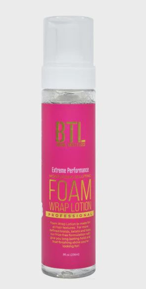 BTL Braiding Foam Wrap Lotion (8oz)  BTLF01-Extreme