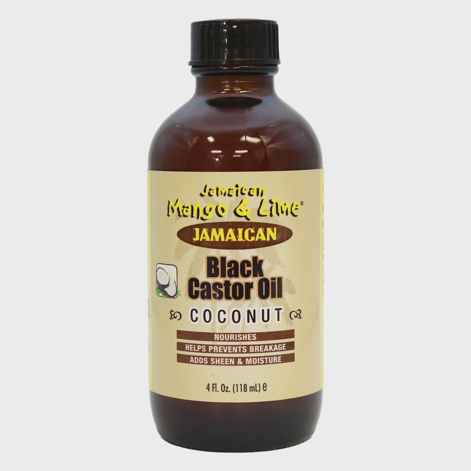 Jamaican mango &amp; lime Black Castor Oil (Coconut) (4oz)
