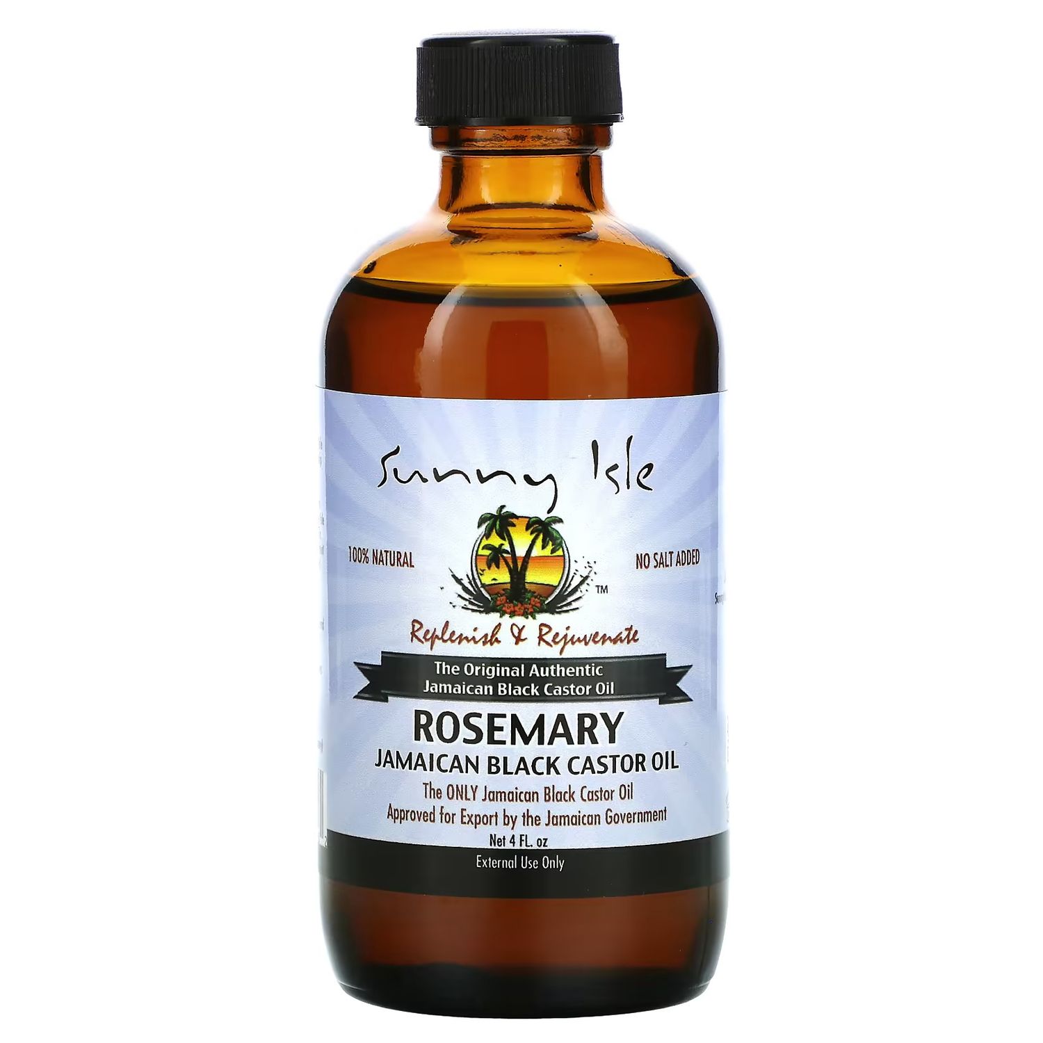 Sunny Isle Jamaican Black Castor Oil (4oz)- Rosemary