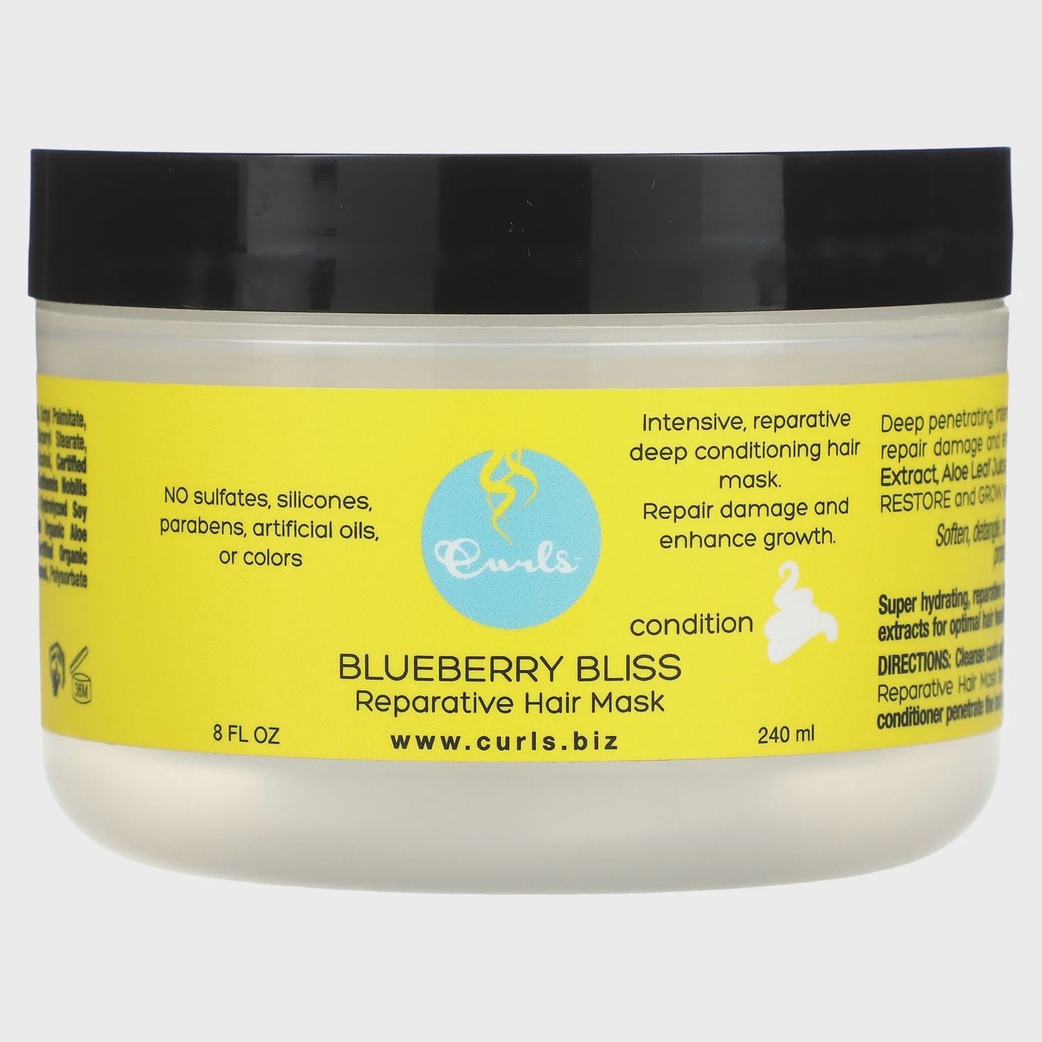 Curls Blueberry Bliss Reparative Hair Mask (8oz)