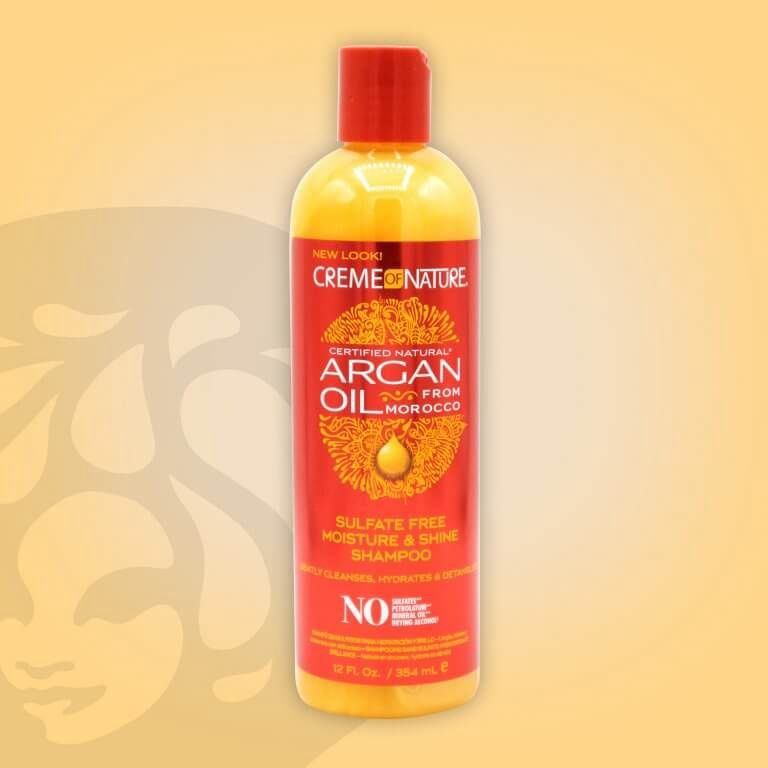 Cre¨me of Nature Argan Oil Sulfate Free Moisture and shine Shampoo