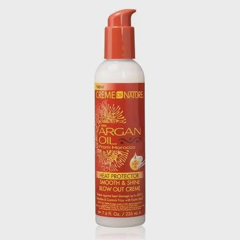 CrÃ¨me of Nature Argan Oil Smooth and Shine  Blow Out CrÃ¨me (7.6oz)