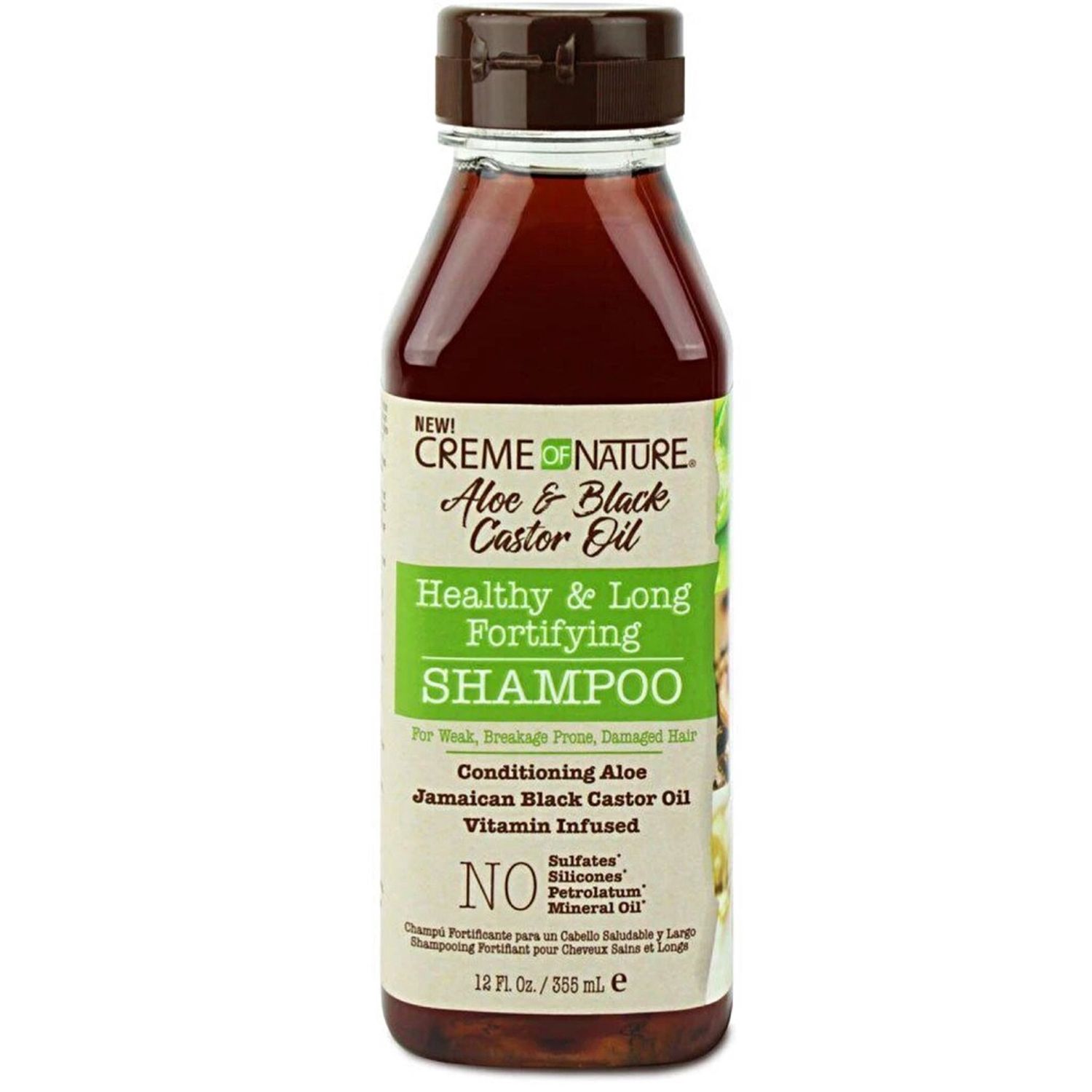 Creme of Nature Aloe and Black Castor Ol Fortifying Shampoo (12oz)
