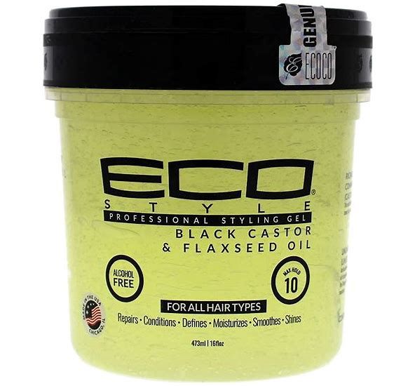 Eco Black Castor and Flaxseed Oil Gel (32oz)