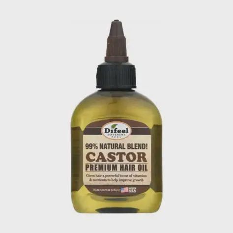 Sunflower Difeel 99% Natural Blend Hair Oil (2.5oz) Castor Oil