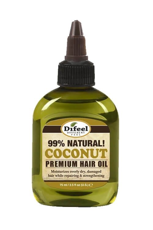 Sunflower Difeel 99% Natural Blend Premium Hair Oil (2.5oz) Coconut Oil