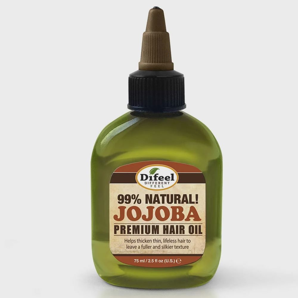 Sunflower Difeel 99% Natural Blend Premium Hair Oil (2.5oz) Jojoba Oil