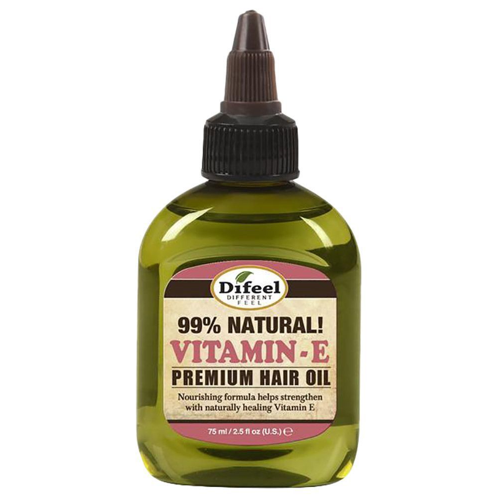 Sunflower Difeel 99% Natural Blend Premium Hair Oil (2.5oz) Vitamin E Oil