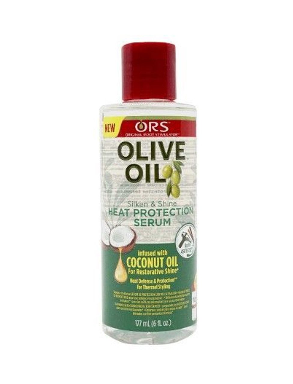Organic Root Olive Oil Heat Protection Serum (6oz)