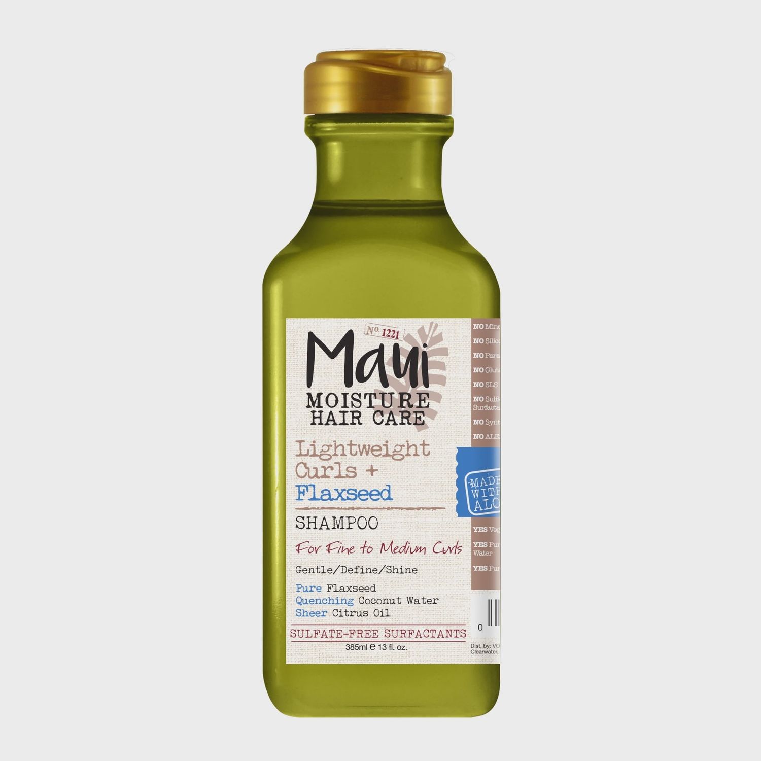 Maui Moisture Lightweight Curls + Flaxseed Shampoo (13oz)