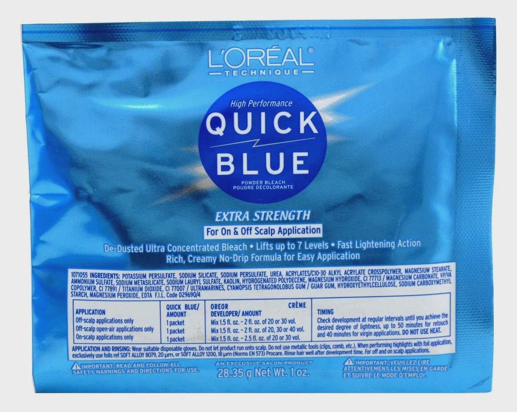 L&#39;oreal Quick Blue (Powder Bleach) Packette (1oz)