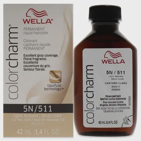 Wella Color Charm Permanent Hair Color 5N/511 Light  Brown