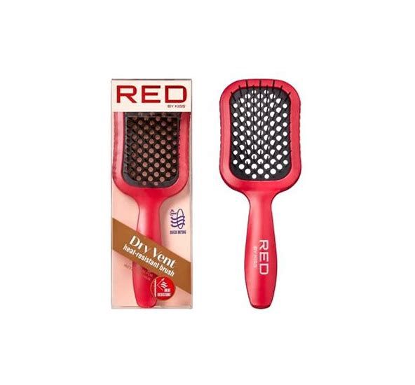 Dry Vent Heat- resistant Brush RED