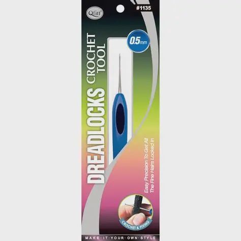 Qfitt Dreadlock Crochet Tool (0.5mm) Single Needle  1135