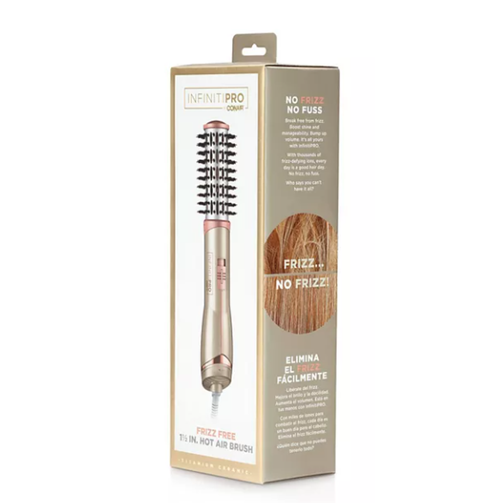 Infiniti pro conair frizz free 1 Â½ in hot air brush