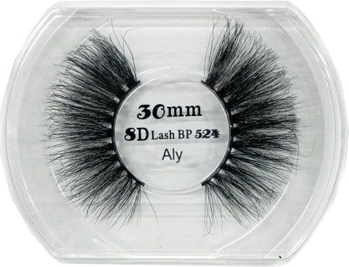 Black Pink Silk Faux Mink Lashes BP524