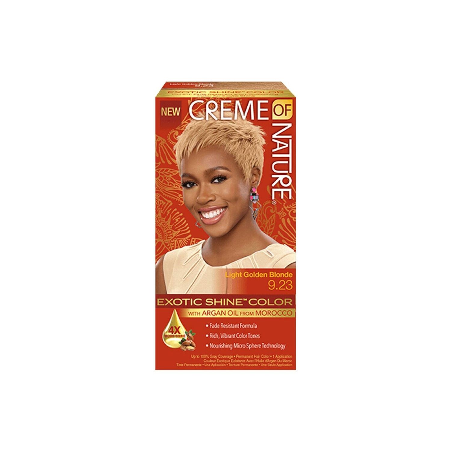 CrÃ¨me of Nature Gel Hair Color 9.23 Light Golden Blonde