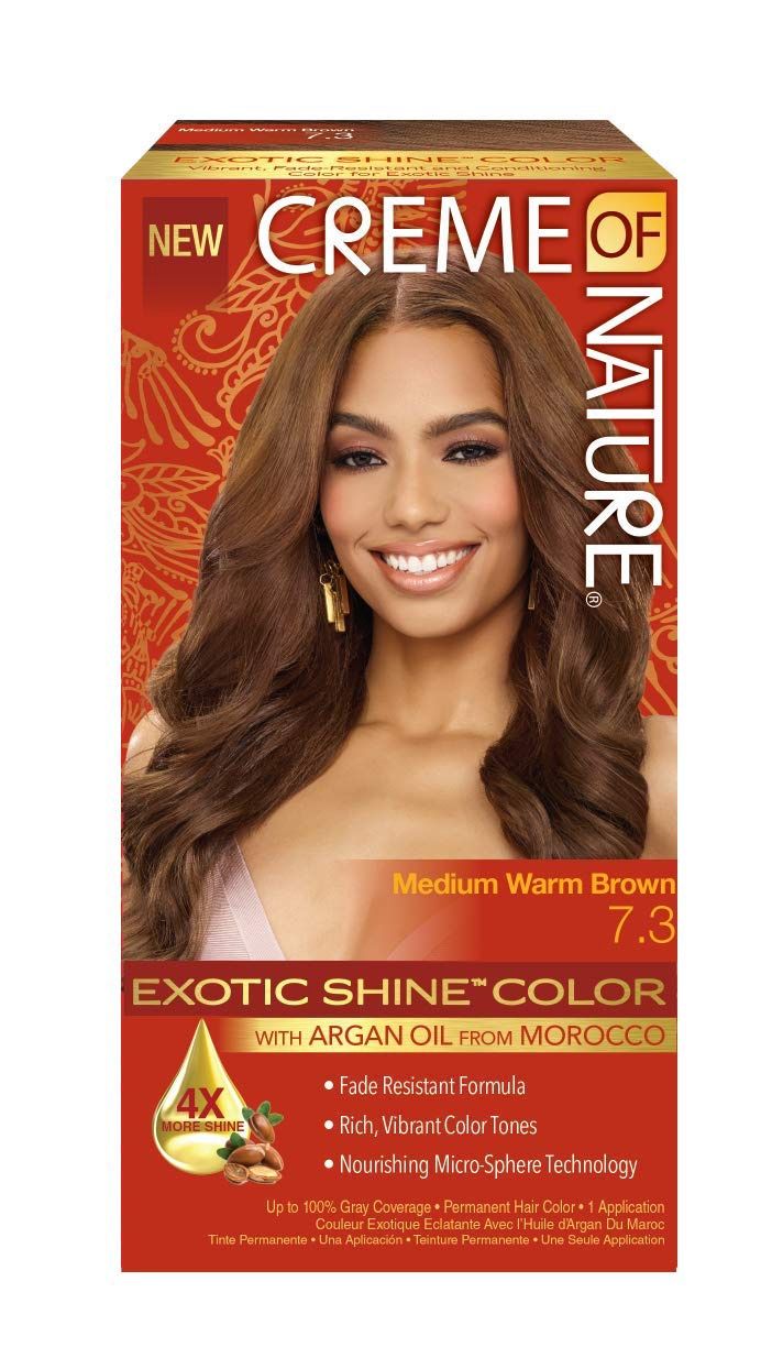 CrÃ¨me of Nature Gel Hair Color 7.3 Medium Warm Brown