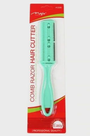Magic Gold Razor Comb  1214 (Round Handle and Long Comb)