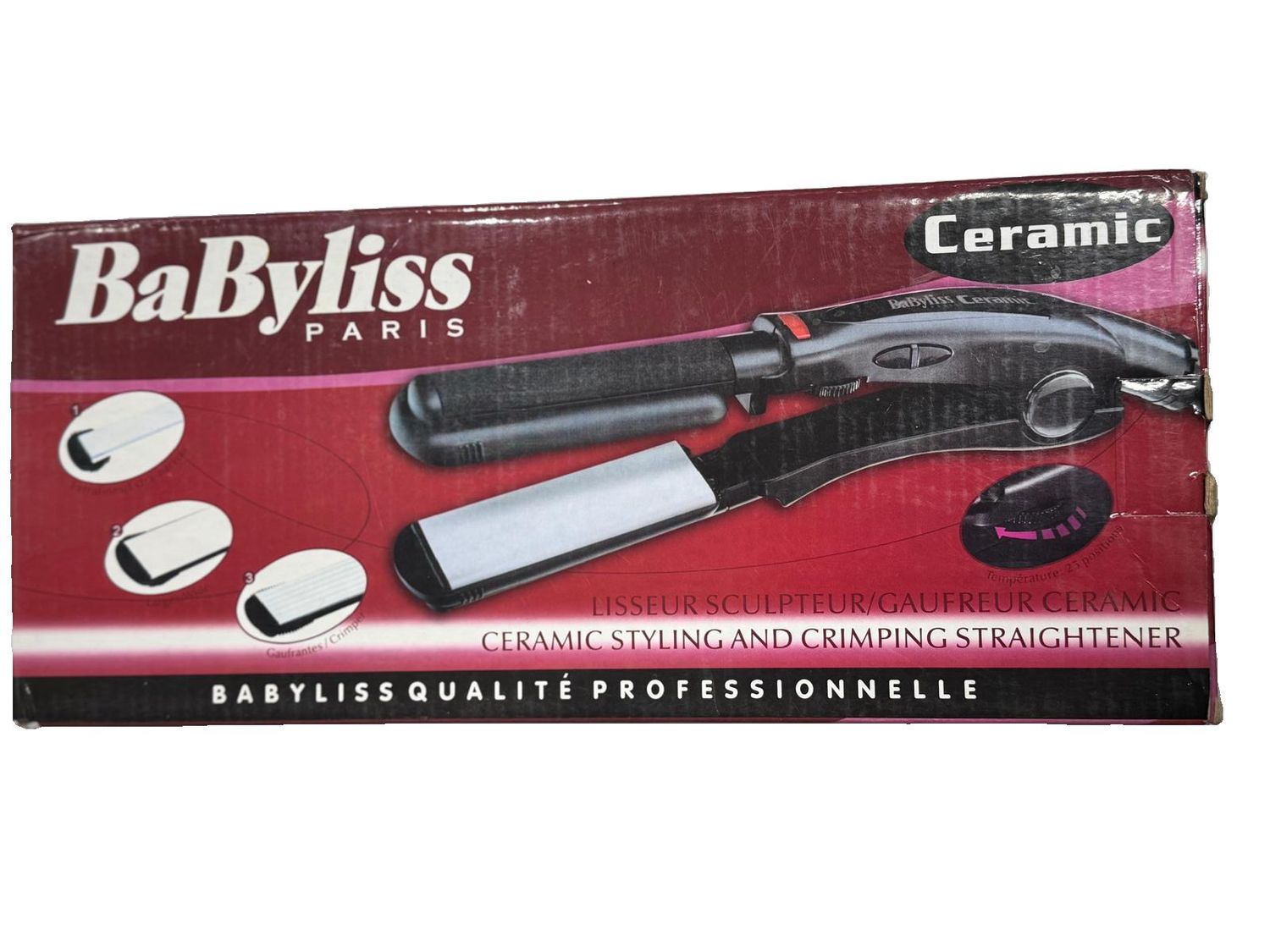 Babyliss Ceremic Styling and Crimping Straightener -  2161E