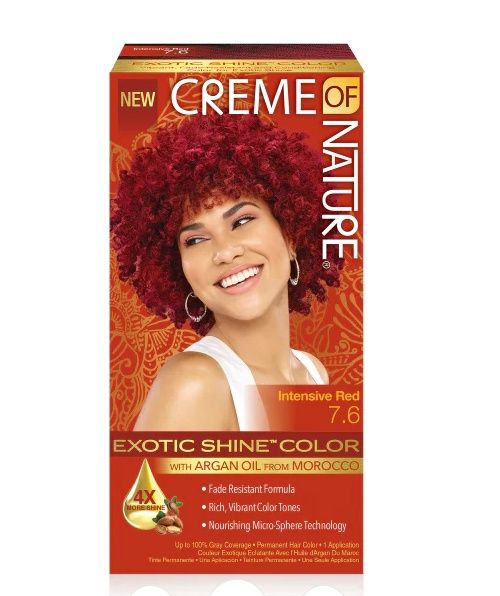 CrÃ¨me of Nature Gel Hair Color 7.6 Intensive Red