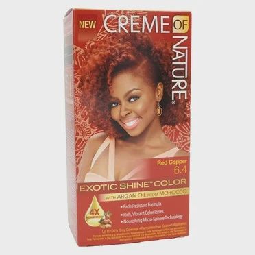 CrÃ¨me of Nature Gel Hair Color 6.4 Red Copper