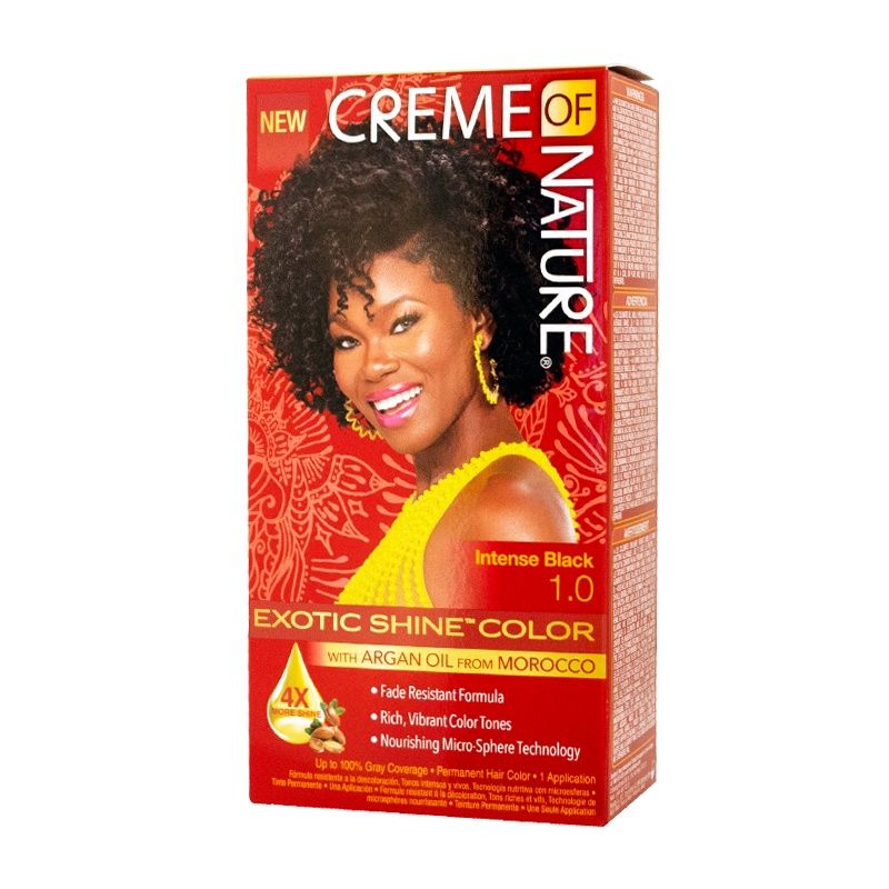 CrÃ¨me of Nature Gel Hair Color 1.0 Intense Black