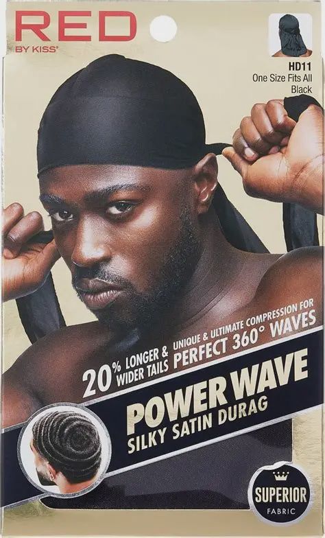Red By Kiss Power Wave Silky  Satin Durag HD11