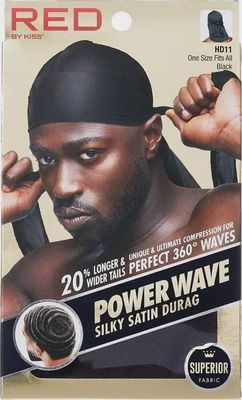 Red By Kiss Power Wave Silky  Satin Durag HD11