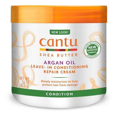 Cantu Argan Oil Leave In Conditioning Repair Cream (16oz)