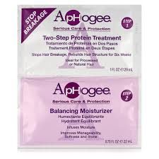 APHOGEE Two step protein Treatment  Balancing and  moiusturizer packet