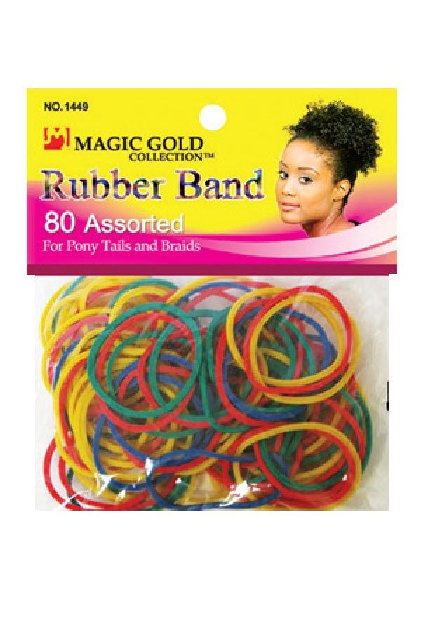 Magic Gold Rubber Band  1448 (Black)