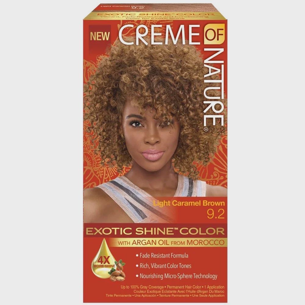 CrÃ¨me of Nature Gel Hair Color 9.2 Light Caramel Brown