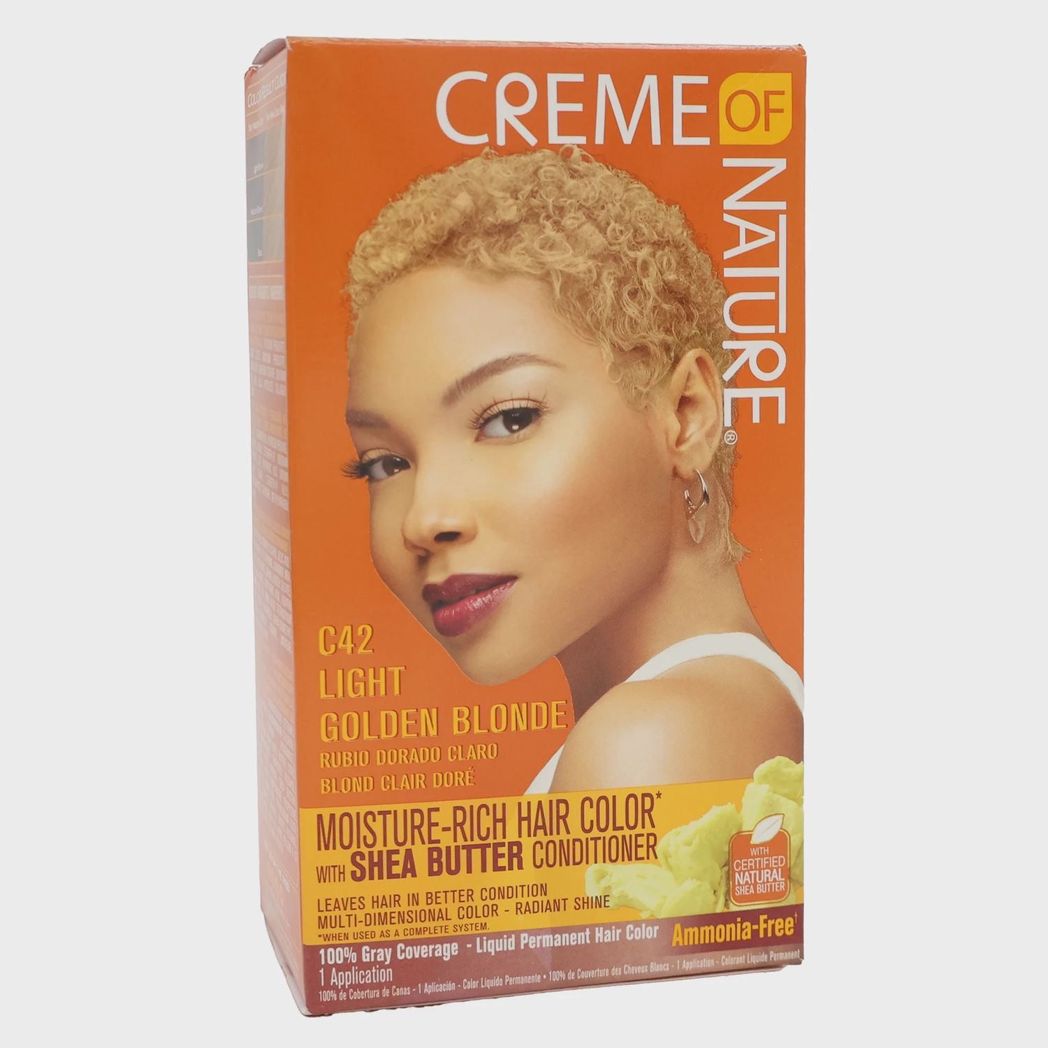 CrÃ¨me of Nature Gel Hair Color C42 Light Golden Blonde