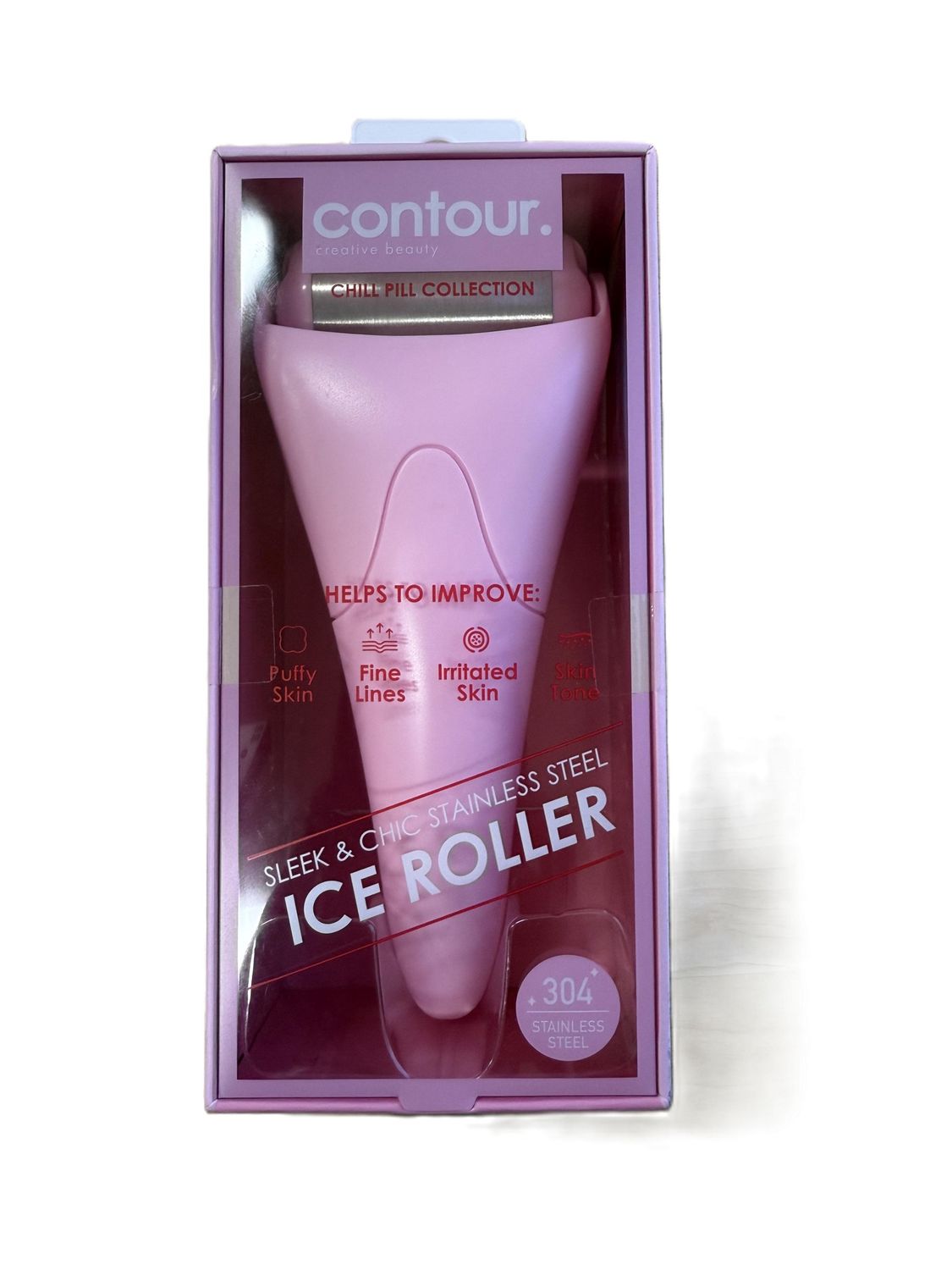 sleep &amp; chic stainless steel ice roller