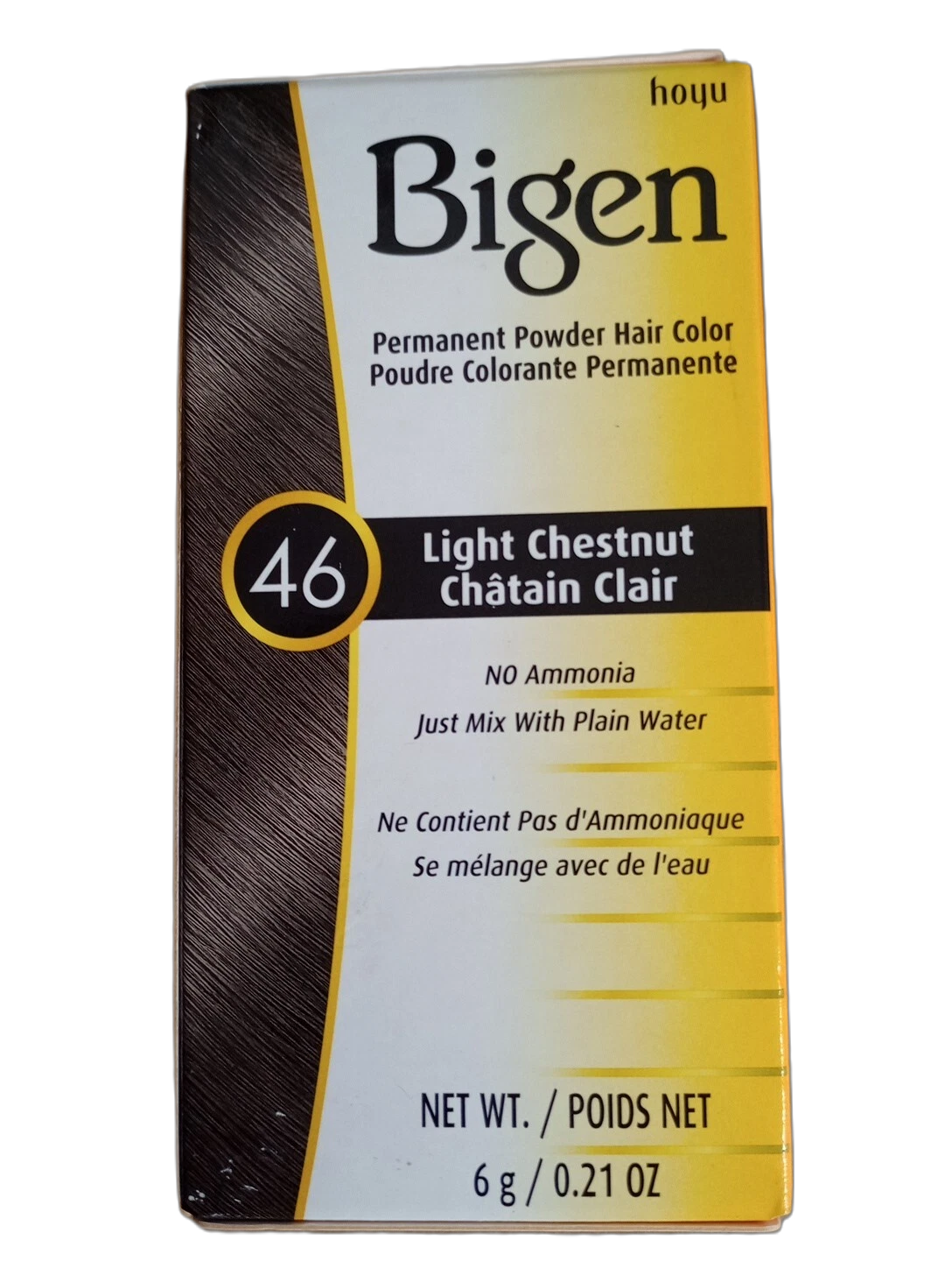 Bigen Permanent Powder Hair Color 46 Light Chestnut