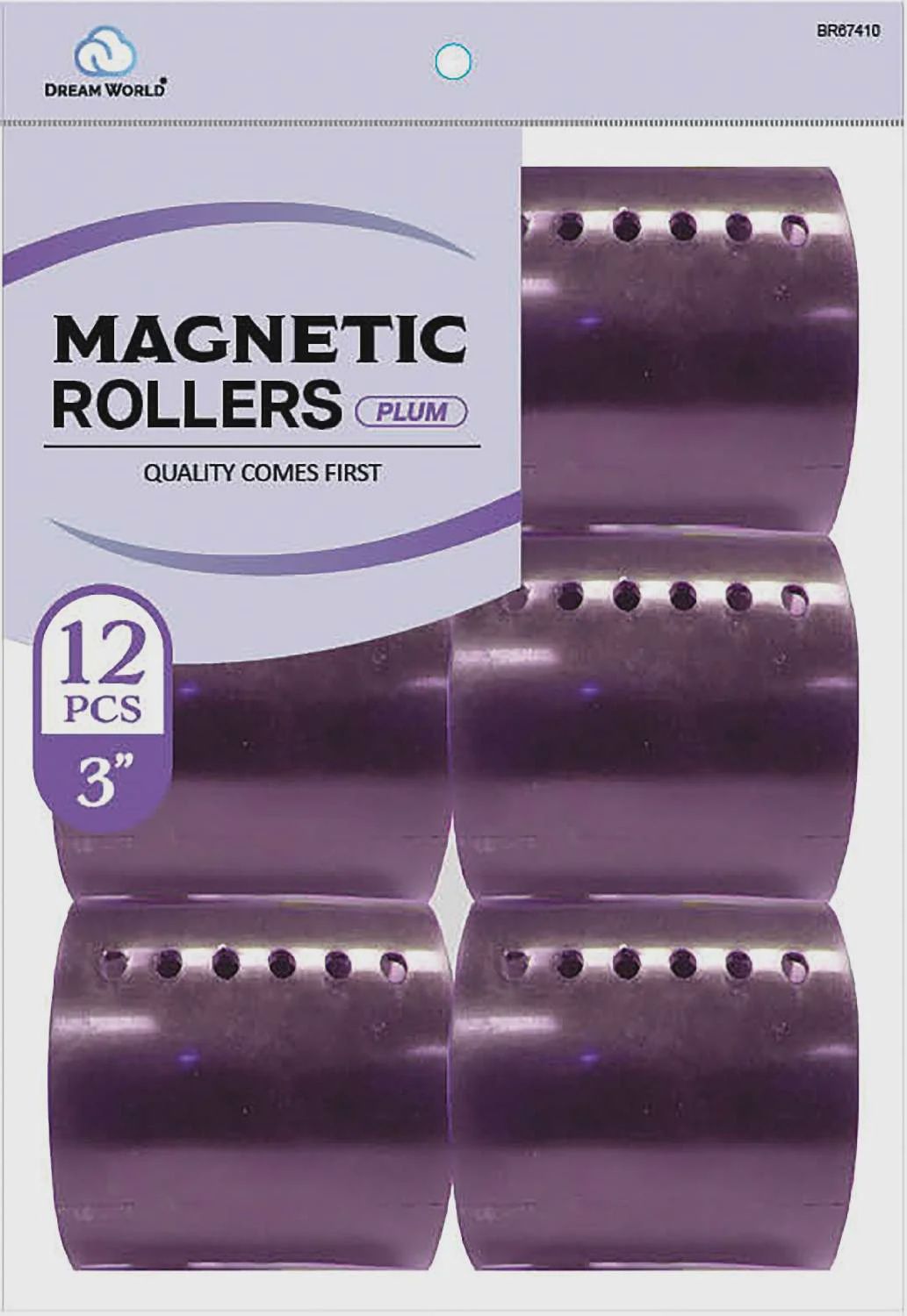 magnetic rollers 6pcs 3&quot;