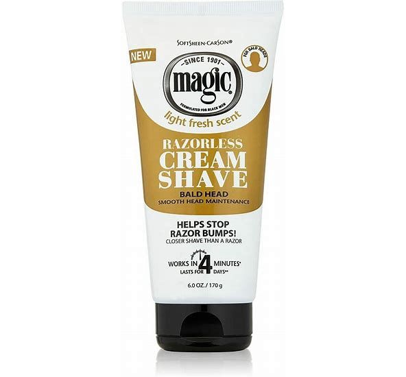 Magic Carson Smooth Razorless Shaving Cream 6 Oz