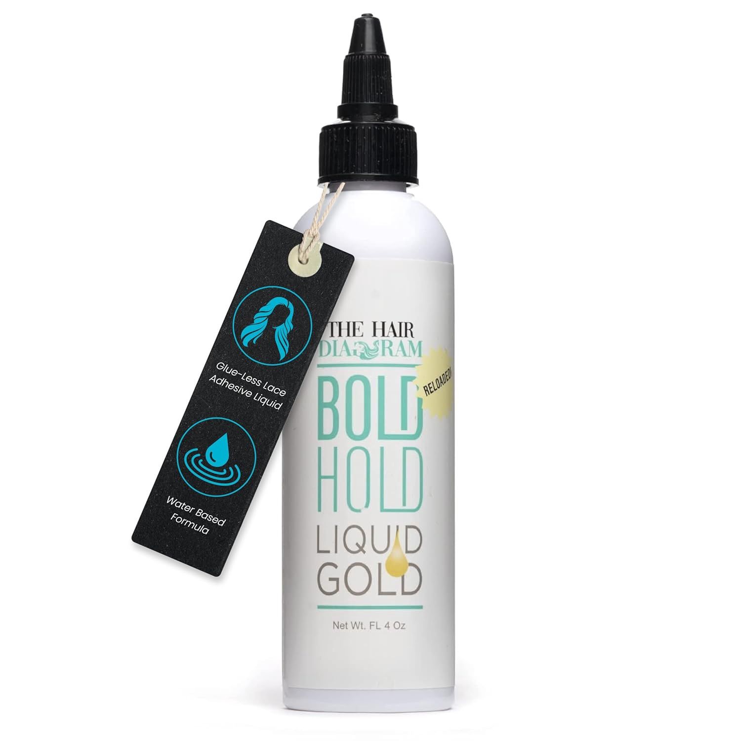 The Hair Diagram - Bold Hold Liquid Gold 8fl oz