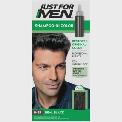 Just for men shampoo- shampoo deep dark brown H-46
