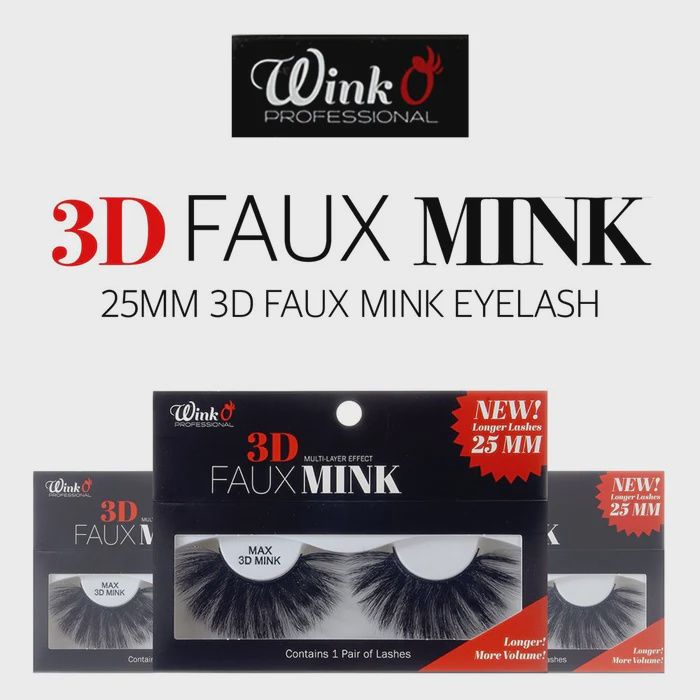 Wink O professional  3D Faux mink 25mm