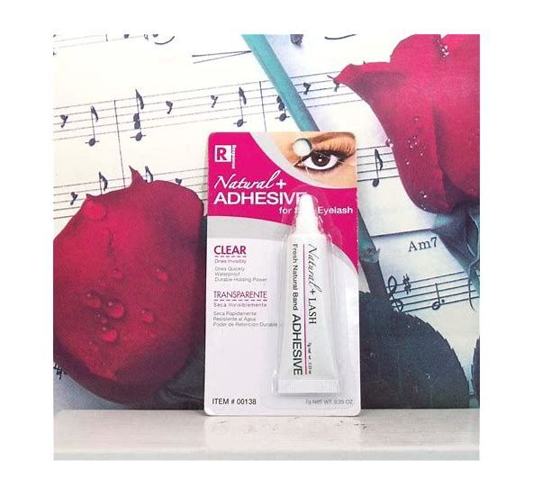 Response Natural+Adesive for strip eyelash clear 0.25oz