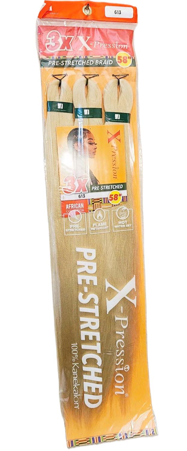 3x x-pression pre-stretched braid 50&quot; #613