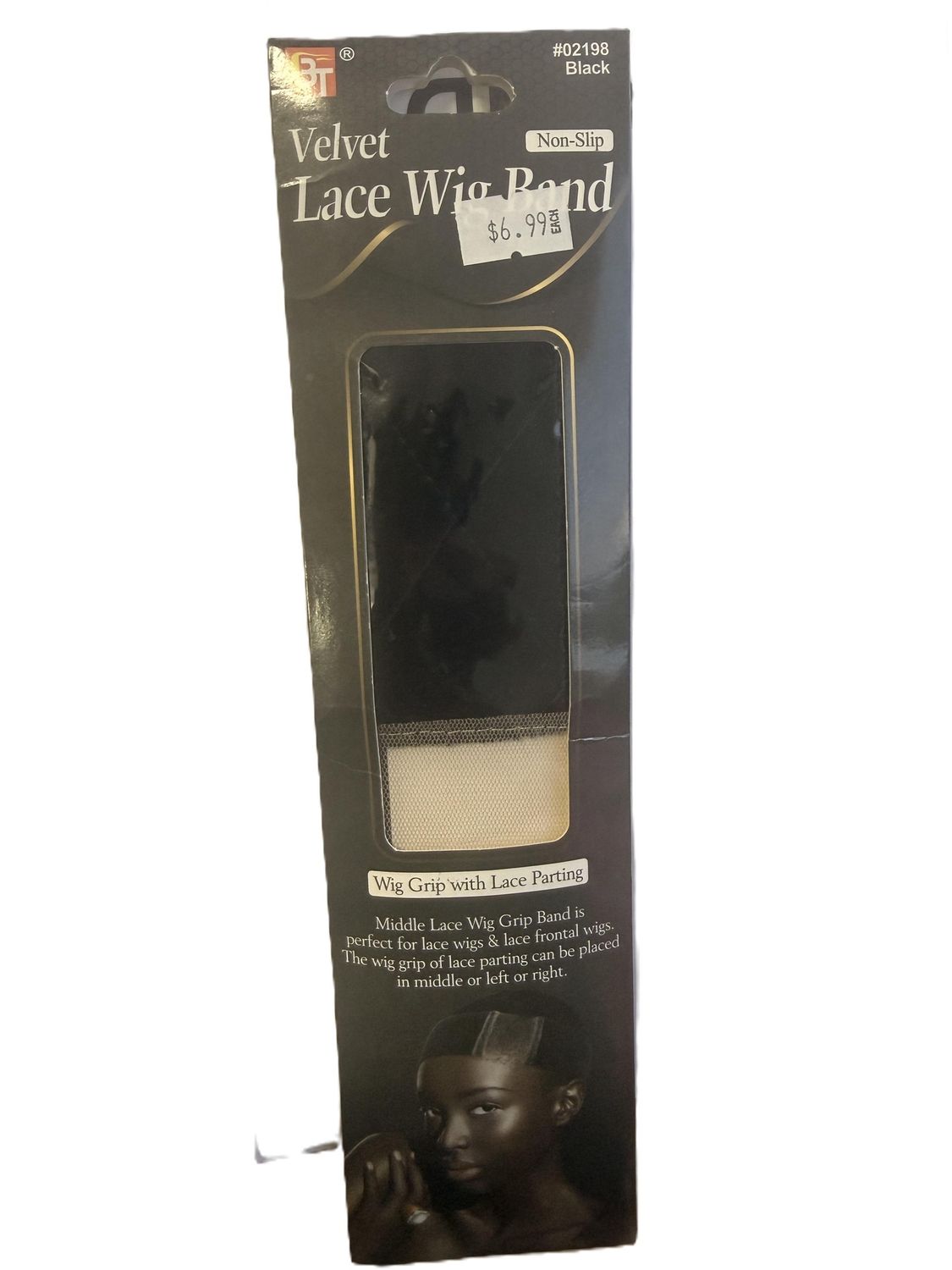 Velvet Lace Wig Band