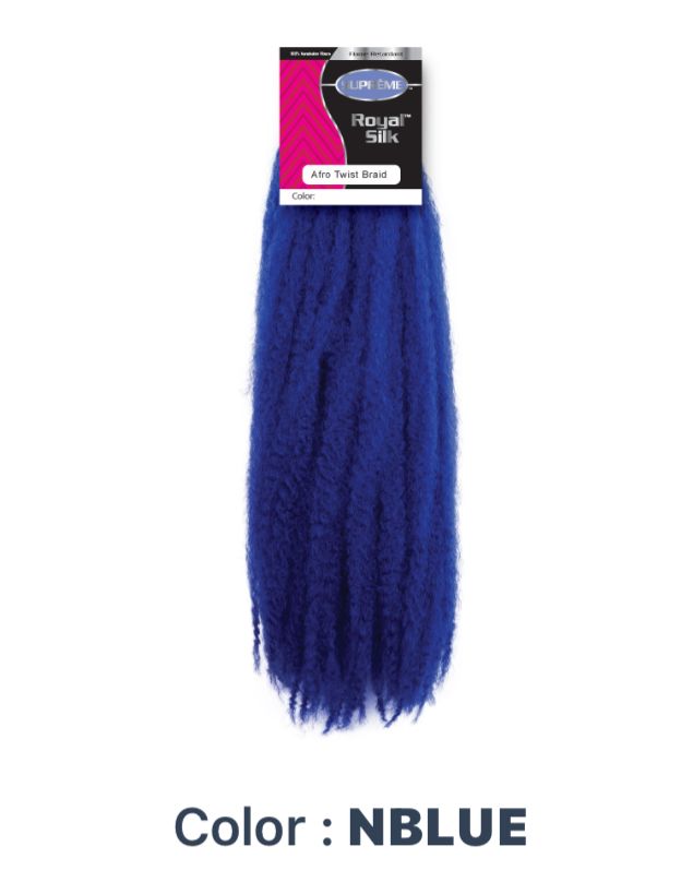 Supreme Royal Silk Afro Twist Braid NBLUE