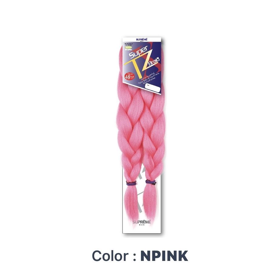 Super TZ braid 2 Bundle color: NPink