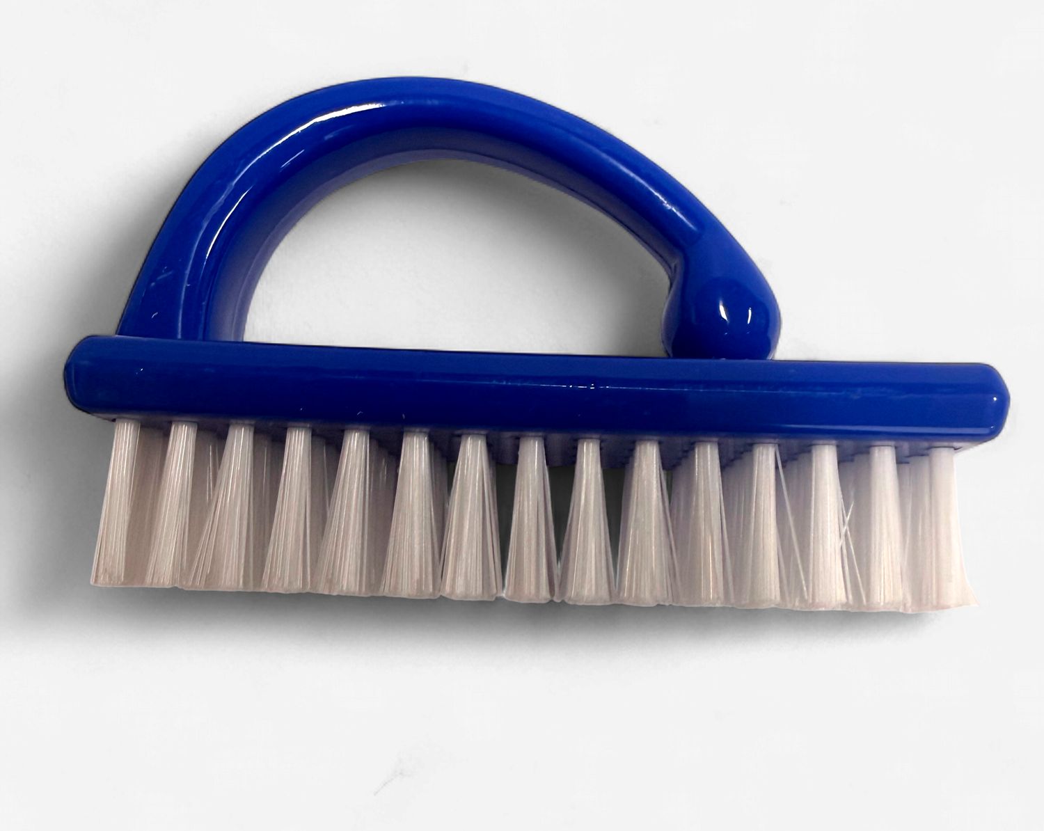 Nail Brush With Handle Blue